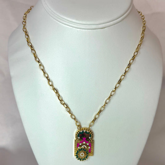 Marrakech Zellij Arch Necklace