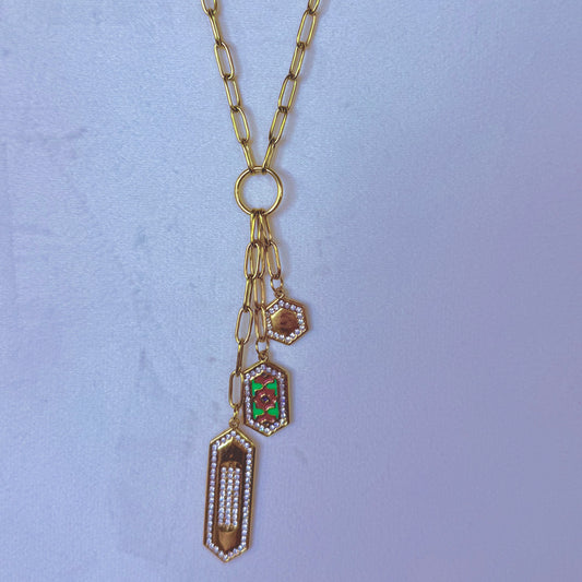 Zellij Cascade Sautoir Necklace