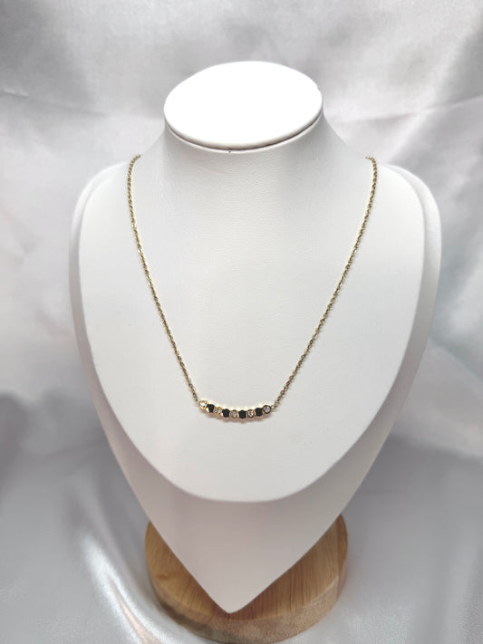 Midnight Bar Necklace