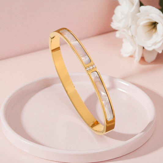 Ivory Glow Bangle