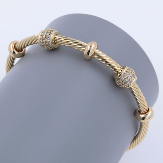 Nova Cable Gleam Bangle