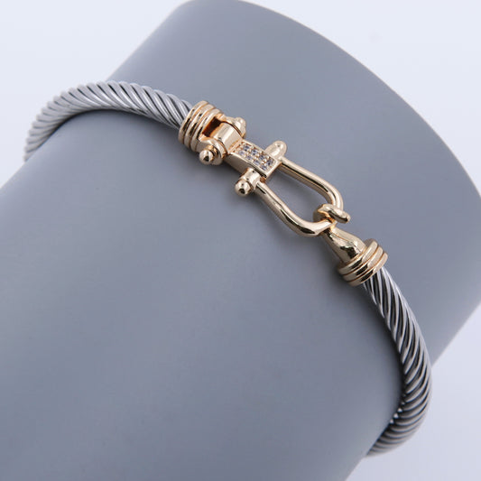 Nova Cable Lock Bangle