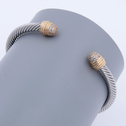Nova Cable Twist Bangle